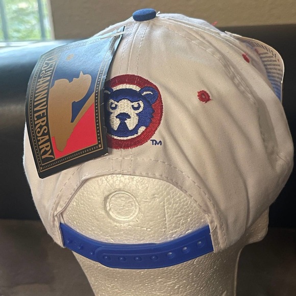 Vintage Chicago Cubs 125th Anniversary MLB Snapback Hat 90’s Cap 1994 NWT - Picture 4 of 8